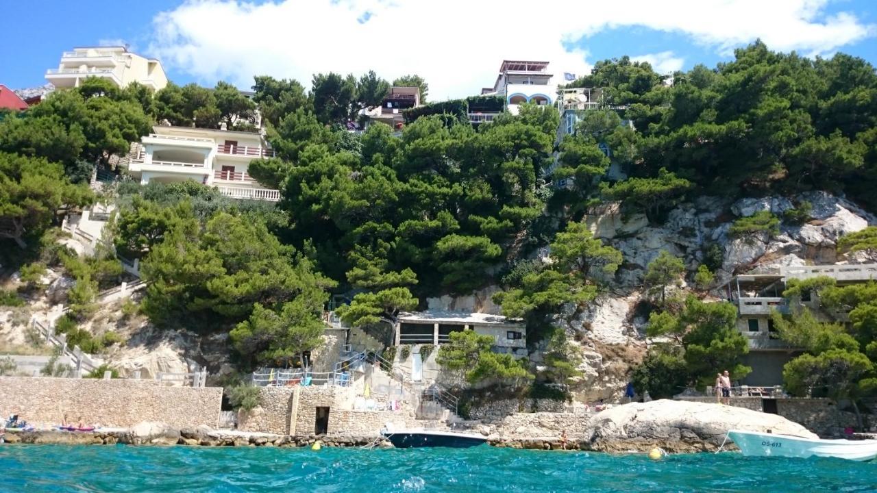 Amazing View Over The Beach Omiš Buitenkant foto